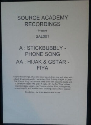 Stickbubbly / Hijak & Gstar – Phone Song / Fiya