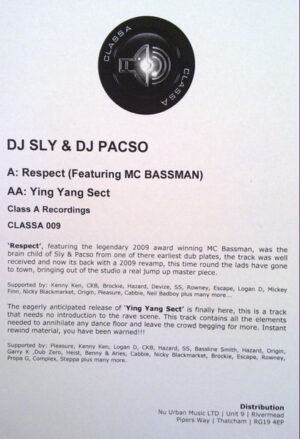 DJ Sly & DJ Pacso – Respect / Ying Yang Sect