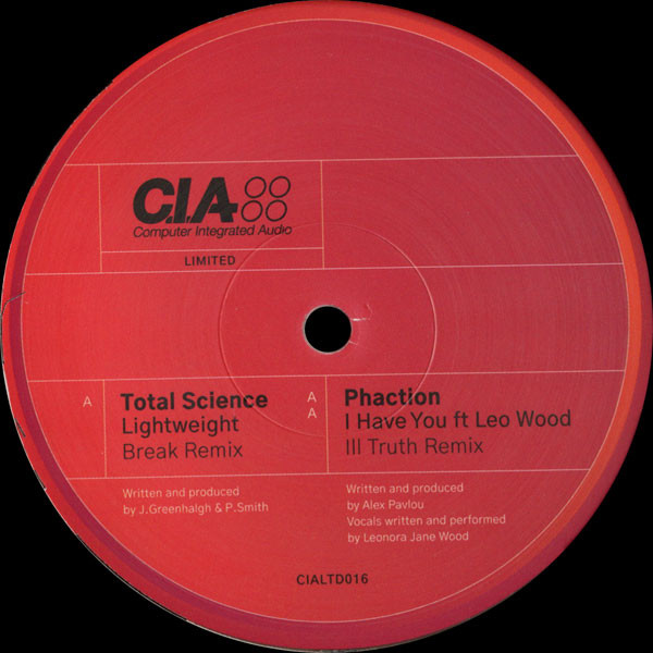 Total Science, Phaction - Lightweight (Break Remix) / I Have You (Ill Truth Remix) - Image 2